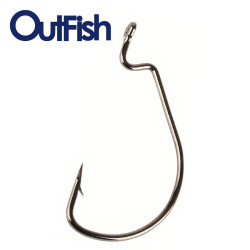 Outfish Dropshot Worm HOOKS 1/O 5 per pack