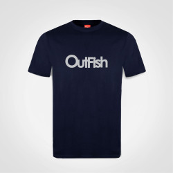 T-Shirt Outfish 100% Cotton Navy