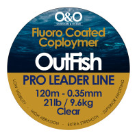Fluoro Coated Leader Line - OUTFISH PRO 120m 0.35mm 21lb/9.6KG