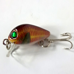Micro Rap 2g Lipped Finesse Bass/Kurper Lures Bronze Dasher