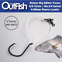 Fishing Traces Deluxe Heavy Edible Scratching 6/0 2pk Fishing Traces Deluxe Heavy Edible Scratching 6/0 2pk