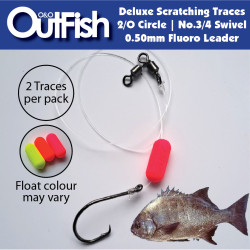 Fishing Traces Deluxe Edible Scratching 2/0 2pk Fishing Traces Deluxe Edible Scratching 2/0 2pk